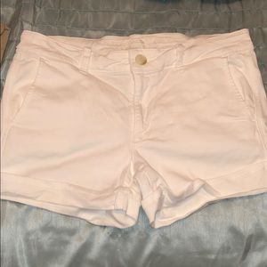 White American eagle midi shorts